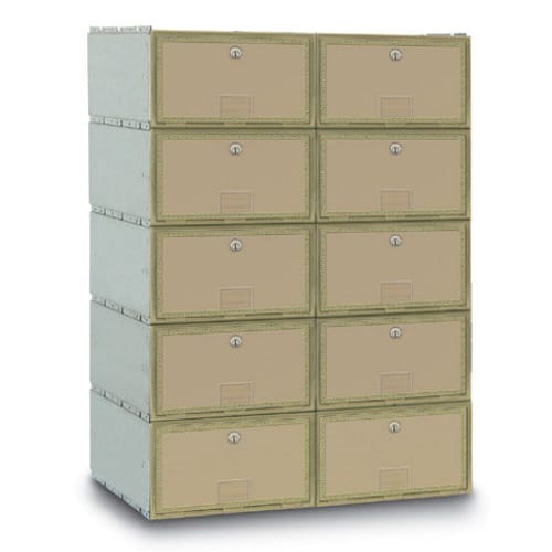 CAD Drawings American Postal Manufacturing Co. 10 Door Rear Load Brass Guardian System